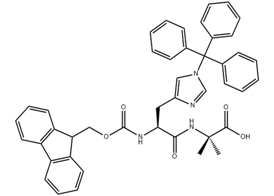 N-[(9H-芴-9-甲氧基)羰基]-1-(三苯甲基)-L-组氨酸-2-甲基丙氨酸